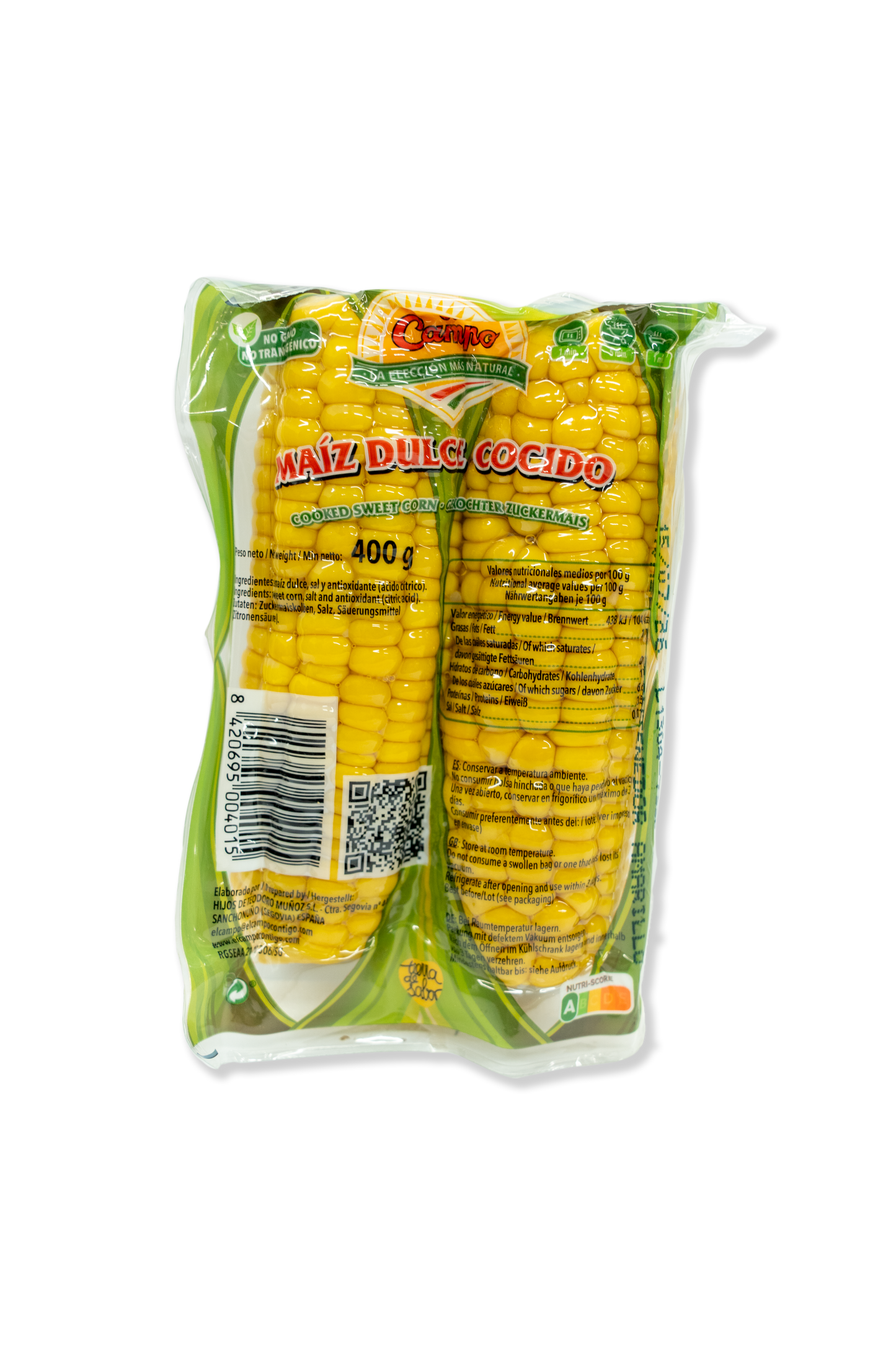 Cooked Corn on the Cob